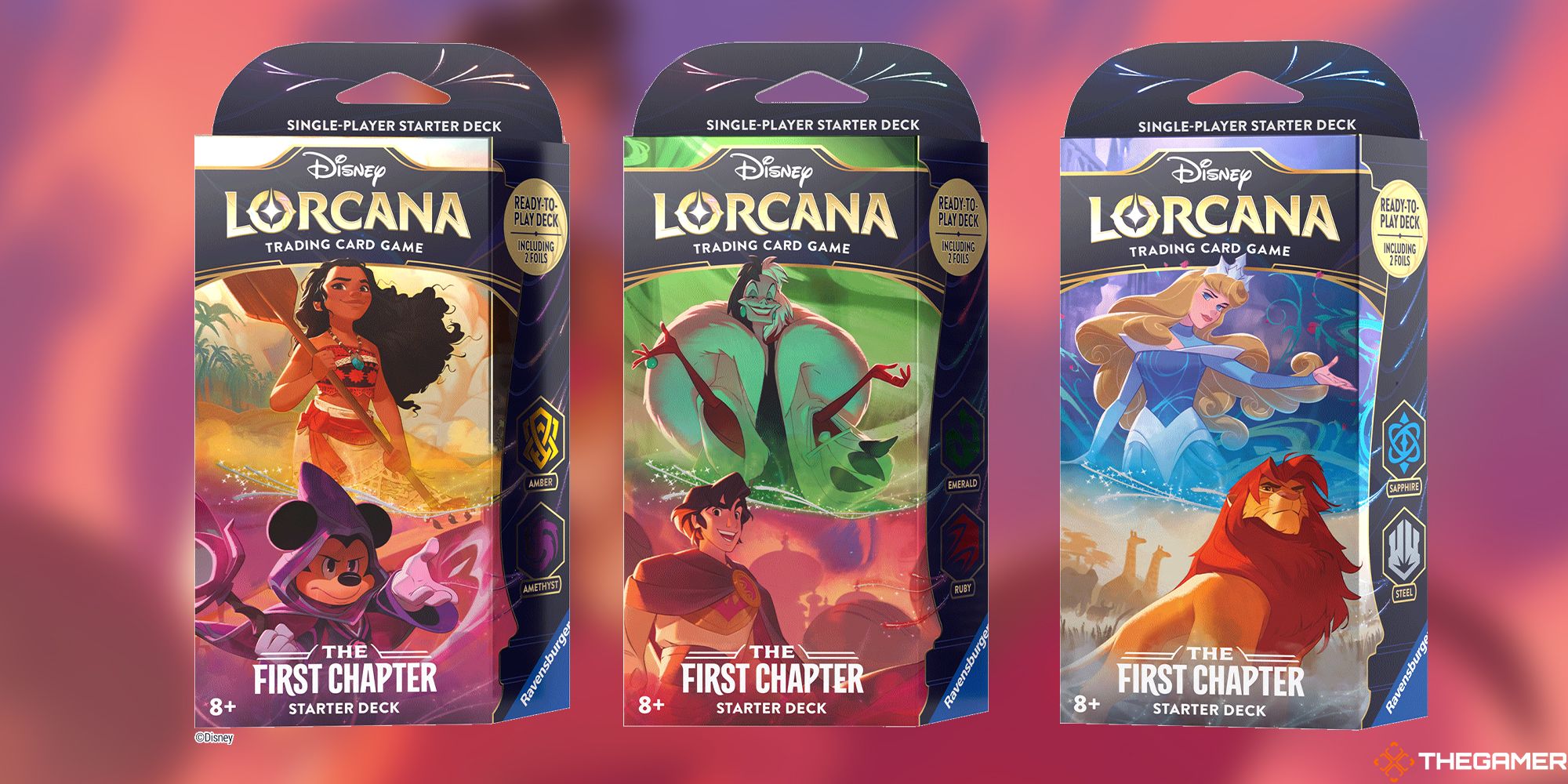 Disney Lorcana Reveals Starter Decks And August 18 Launch