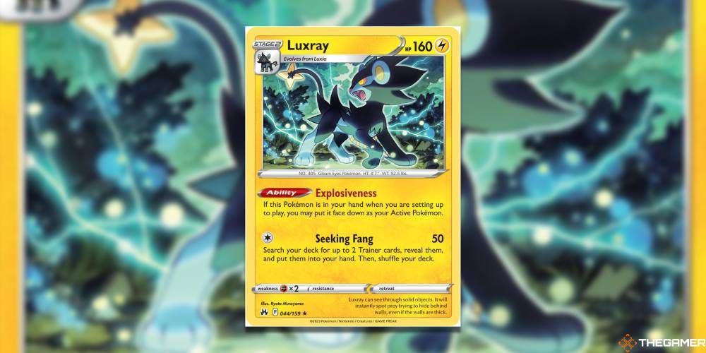Luxray Crown Zenith card from the Pokemon Crown Zenith TCG set