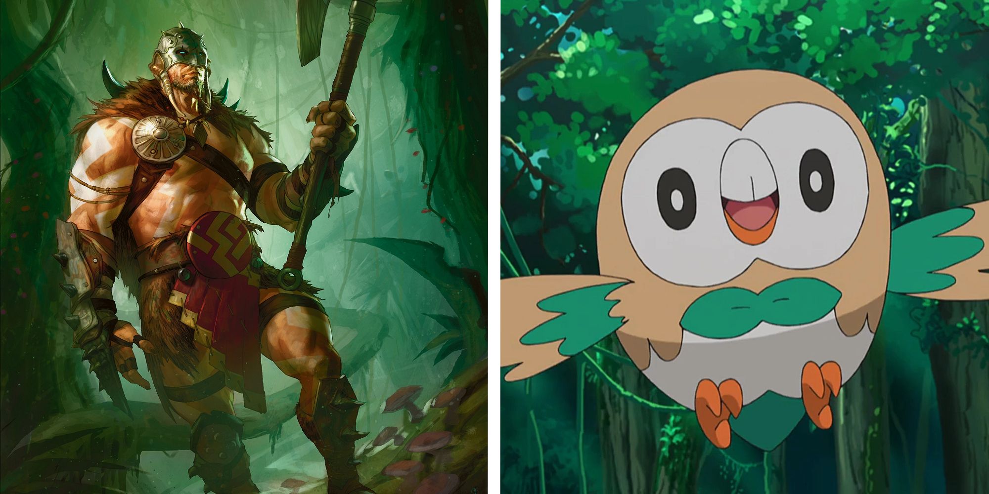 Garruk and Rowlet