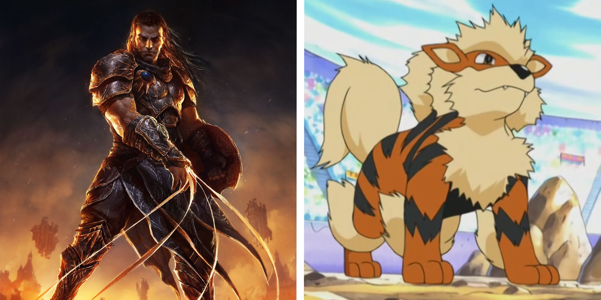 Gideon and Arcanine