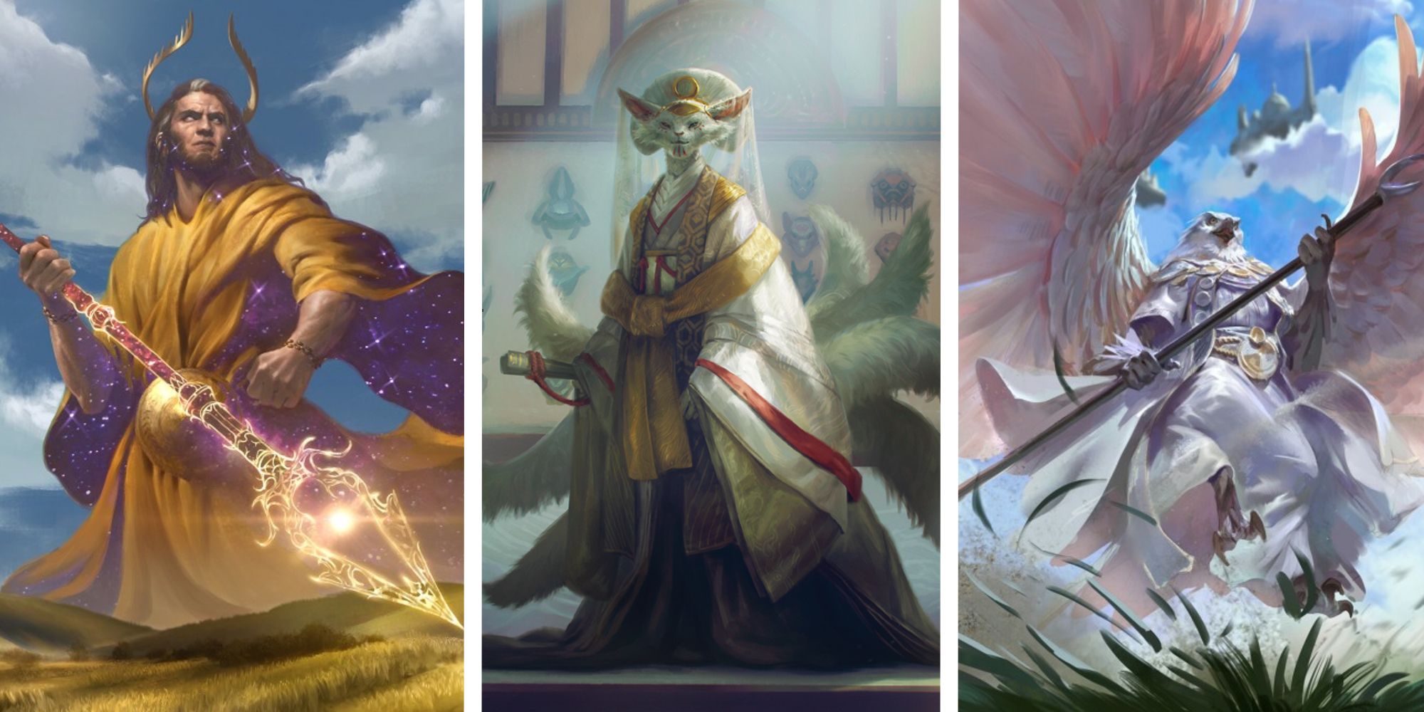 Magic The Gathering – The 10 Best White Commanders For cEDH Feature Heliod Light-Paws and Teshar