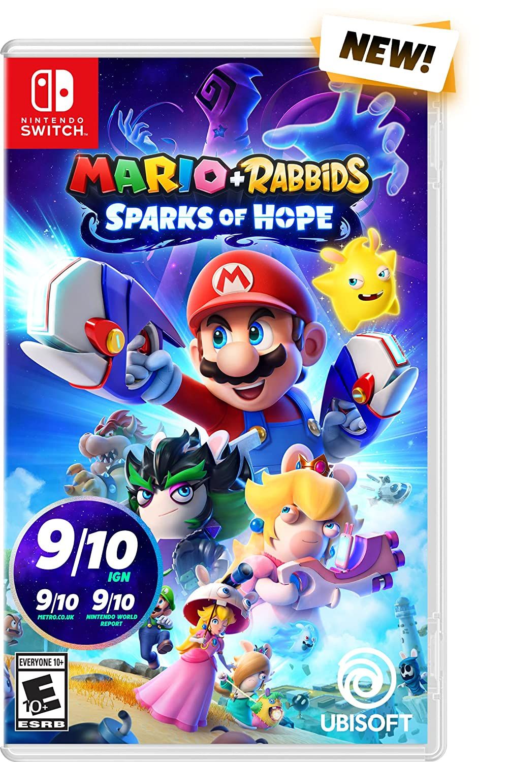 Mario + Rabbids Sparks of Hope Nintendo Switch case.