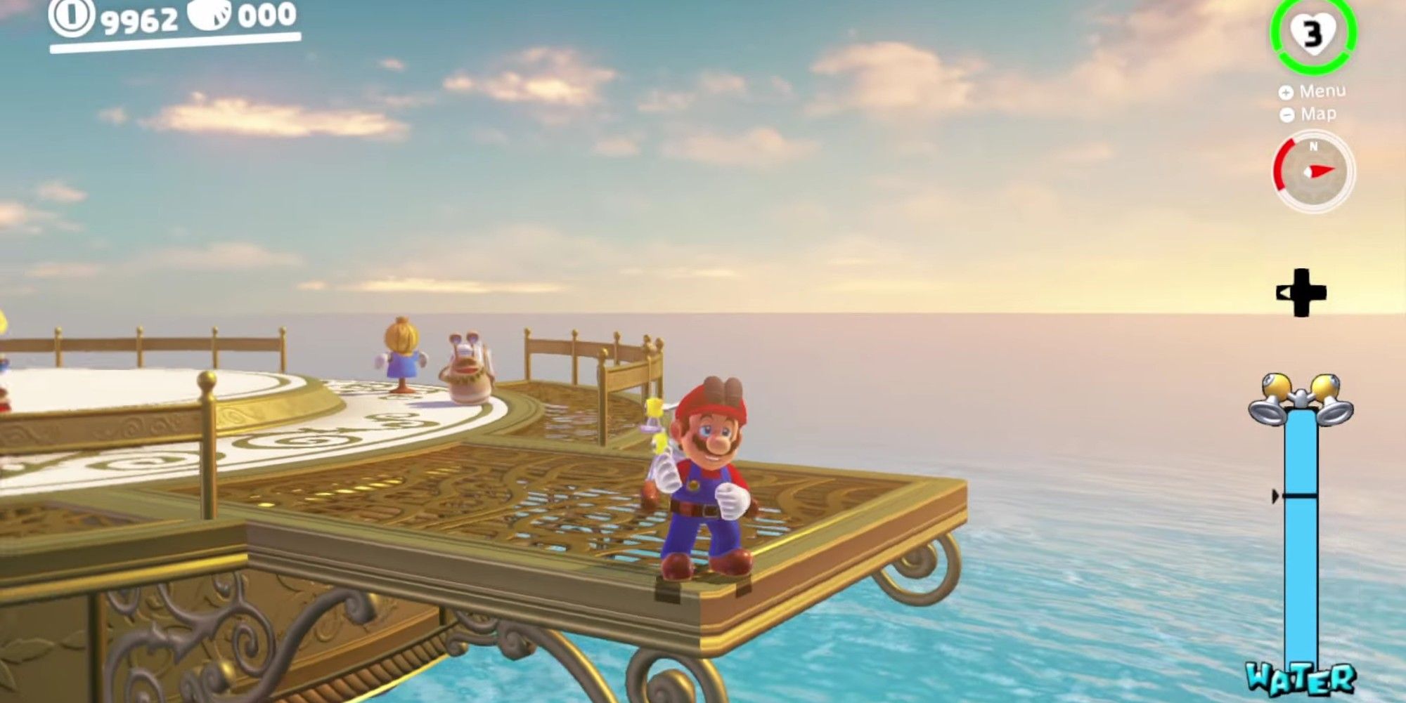 super mario sunshine how did fludd get on the island