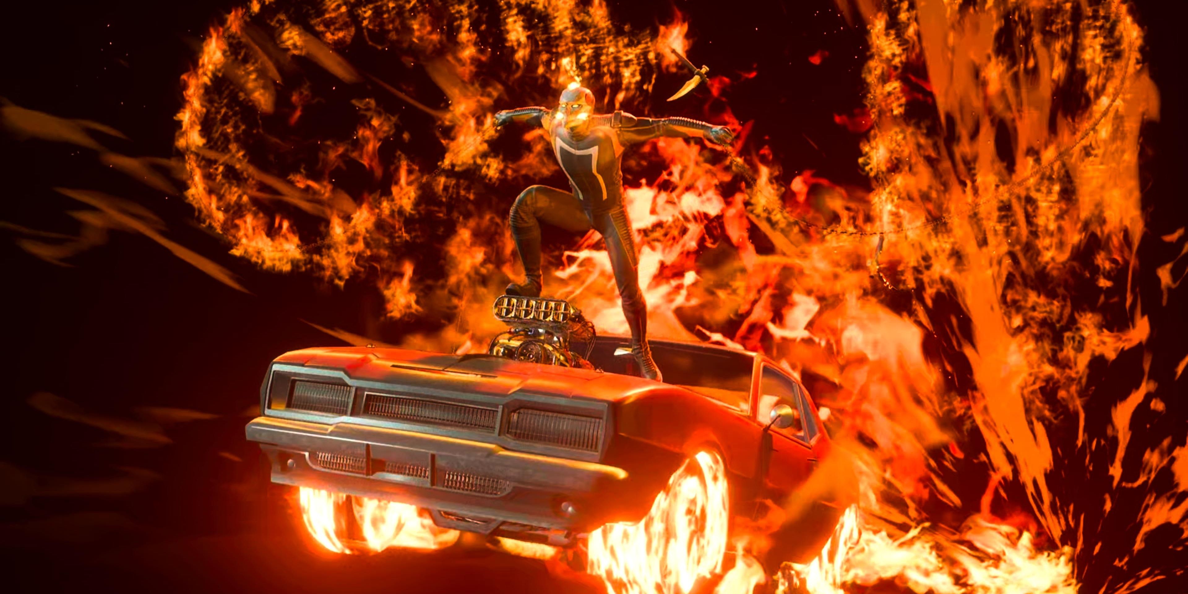 Marvel Midnight Suns Ghost Rider With Hottest Car Is Coming Fan