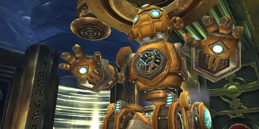 Mimiron robot mech in World Of Warcraft: Wrath of the Lich King Classic