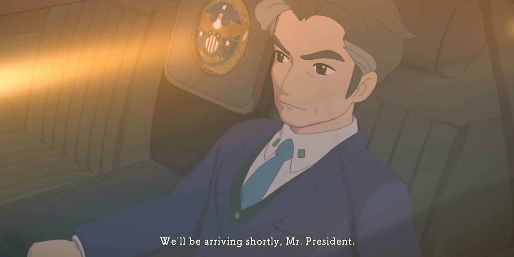 Ni No Kuni 2 starts with the US president in America somehow