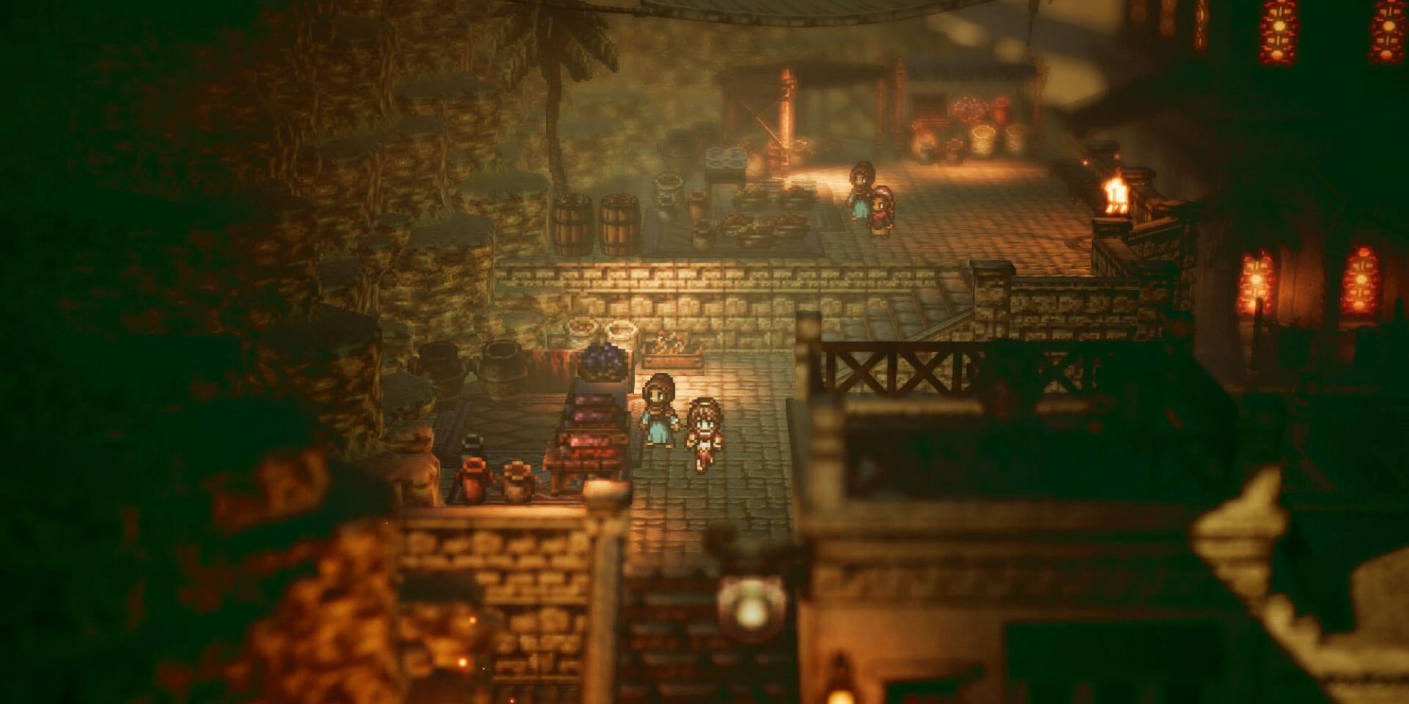 Octopath Traveler Lighting Effects