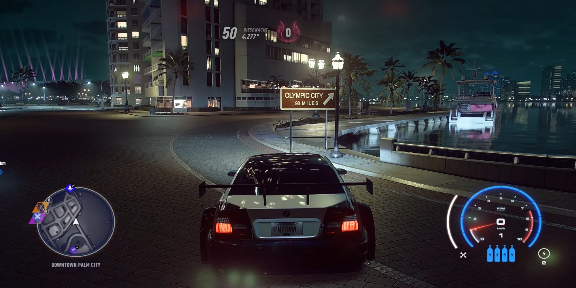 Olympic City Sign in Need for Speed: Heat
