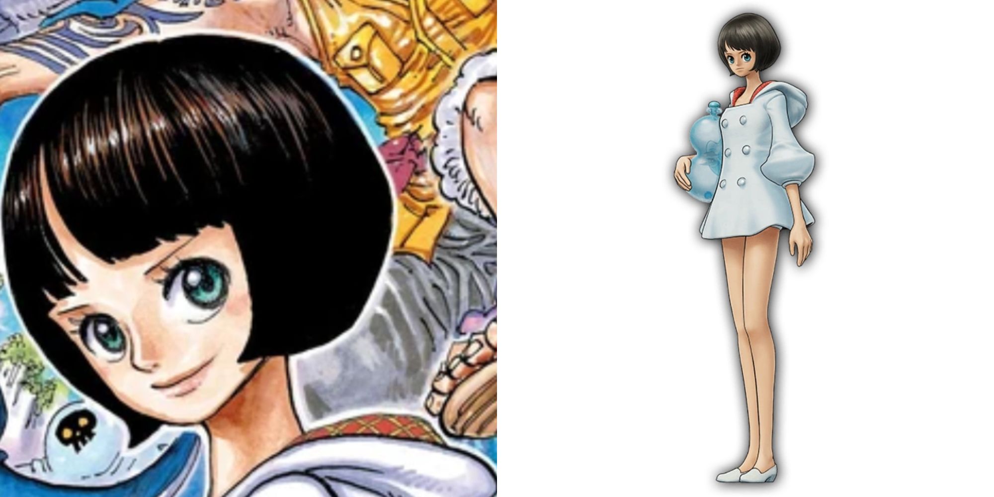 one piece odyssey original character lim manga art and render