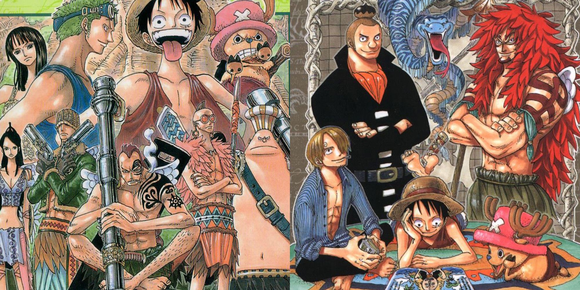 covers of one piece manga volumes of the skypeia arc including important characters