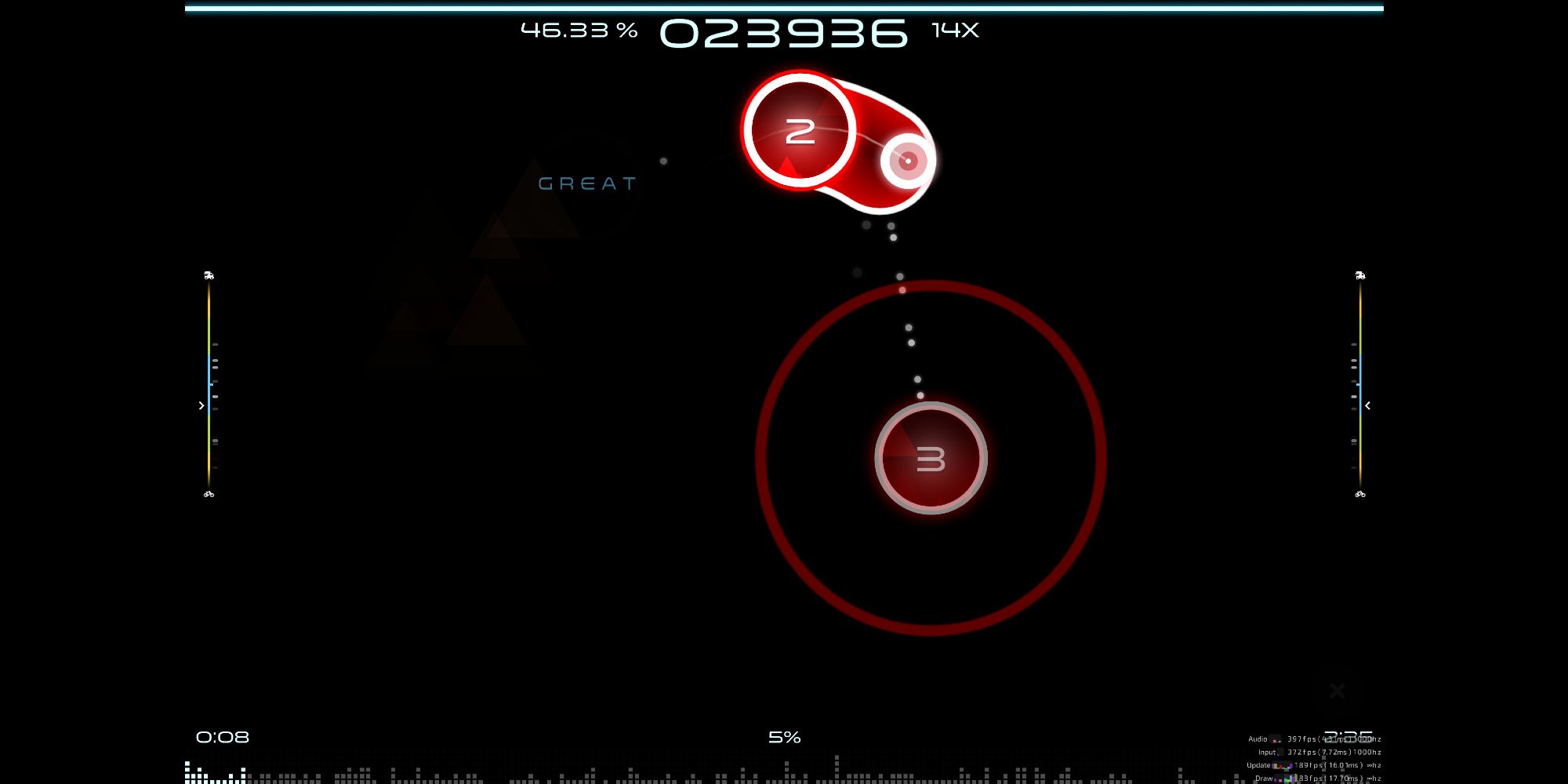 osu gameplay