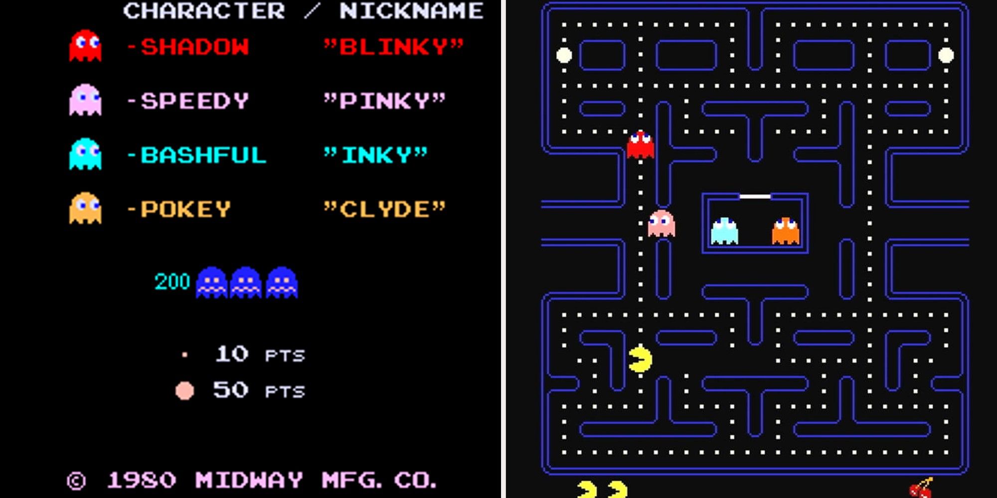 Pac-man - Inky, Blinky, Pinky, and Clyde
