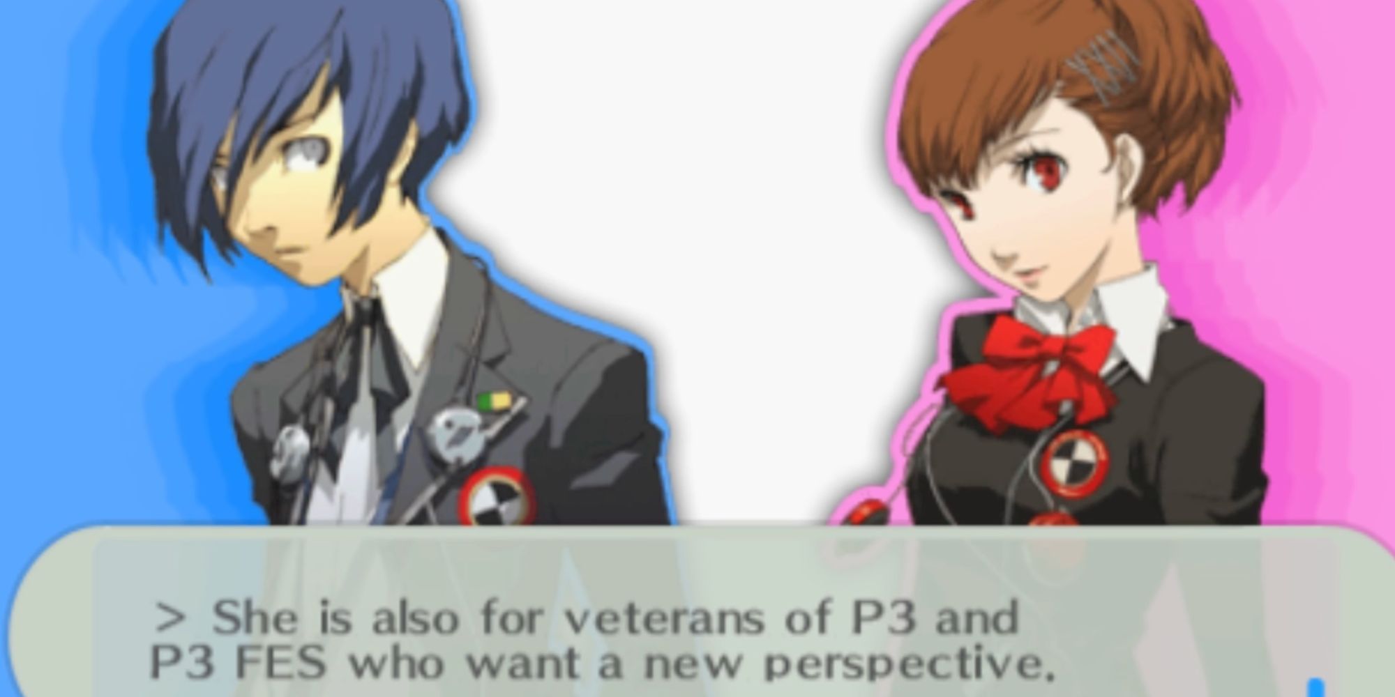 Persona 3 Portable choose male MC Makoto or female MC Kotone