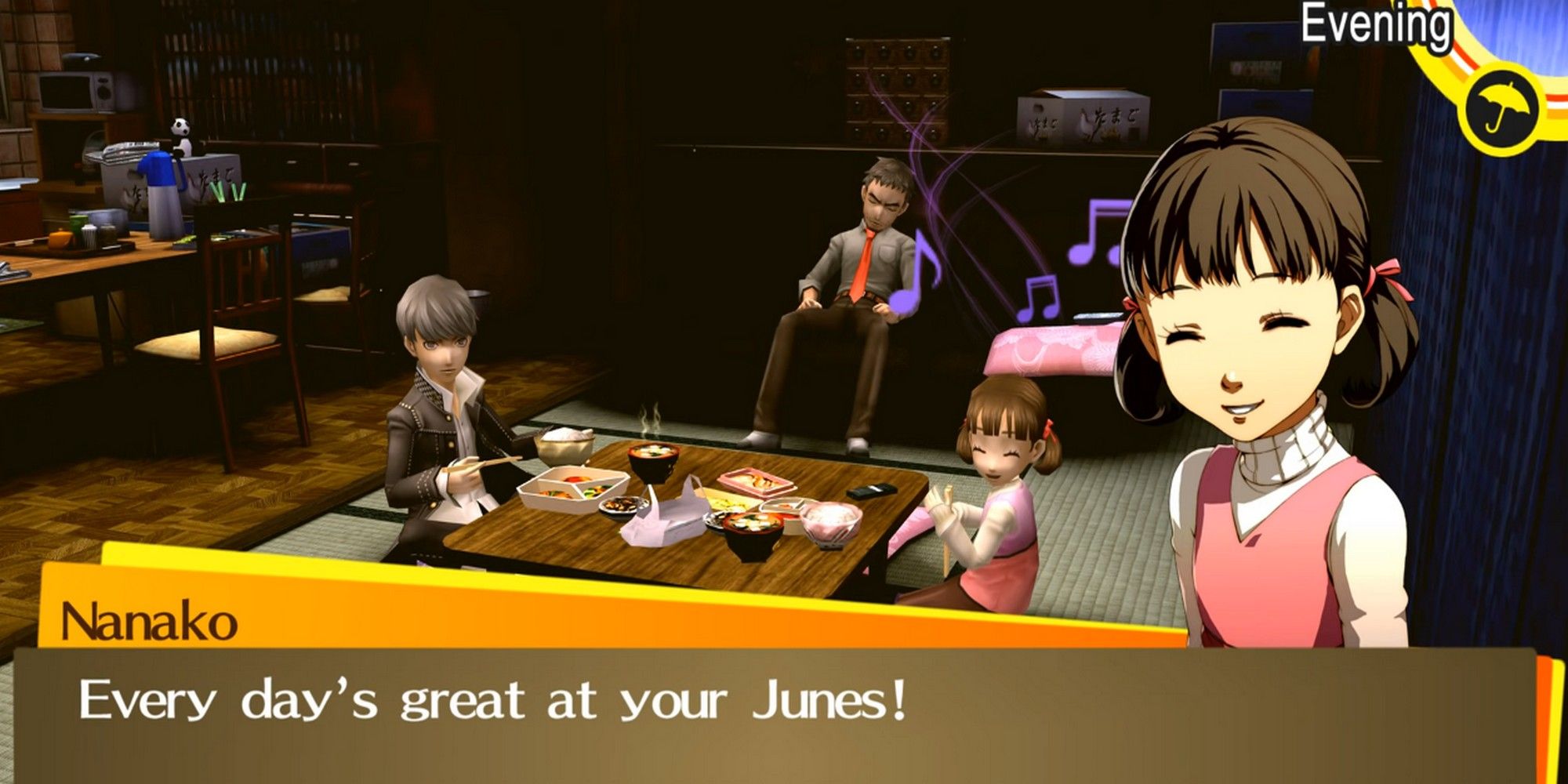 persona 4 golden yu dojima and nanako junes song