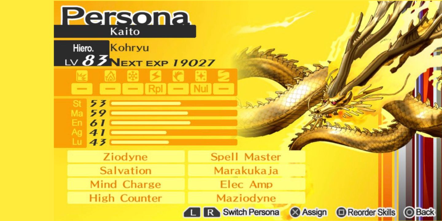 Persona 4 Kohryu