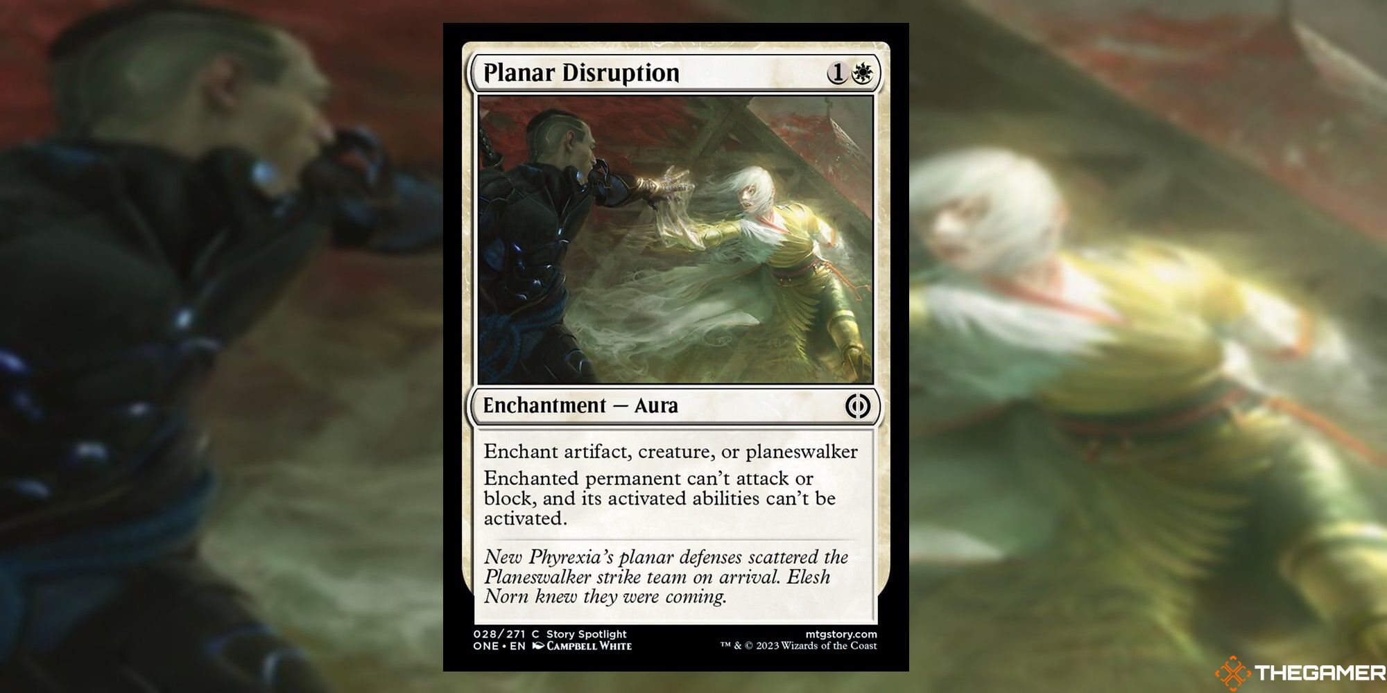 Planar Disruption card and art background