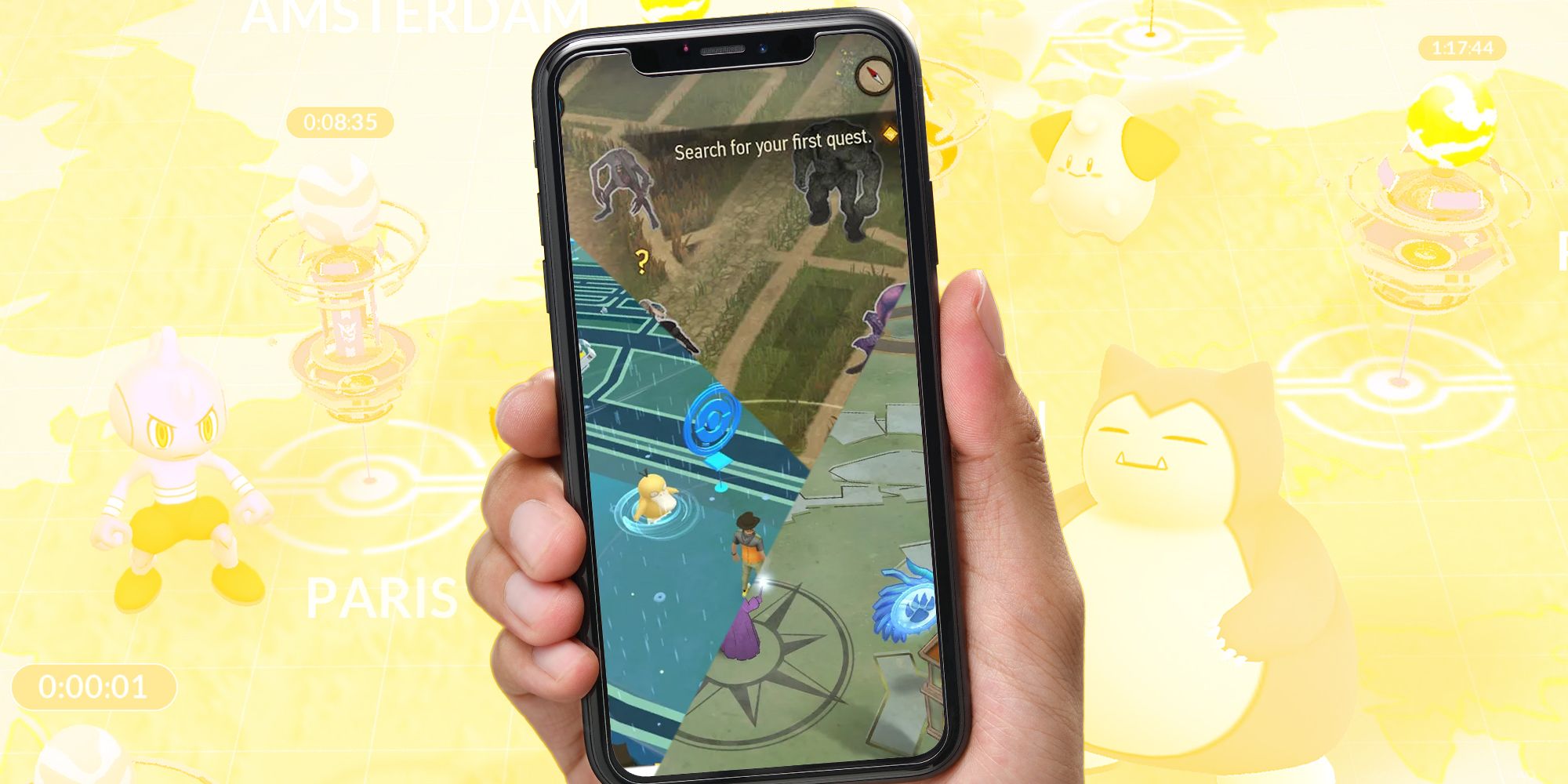 Pokemon Go clones witcher and harry potter all on the same phone