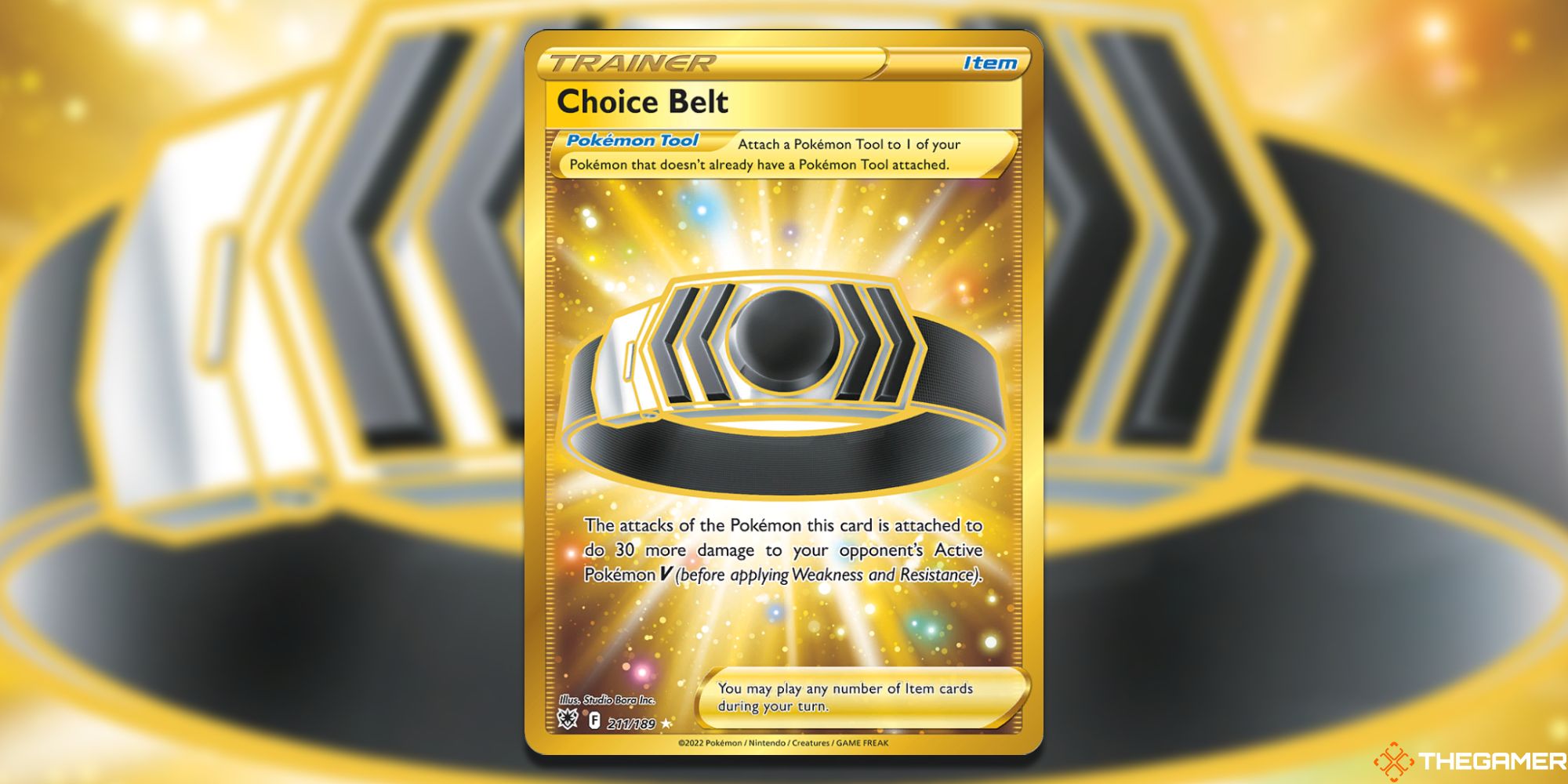 Choice Belt Pokémon TCG Card (1)