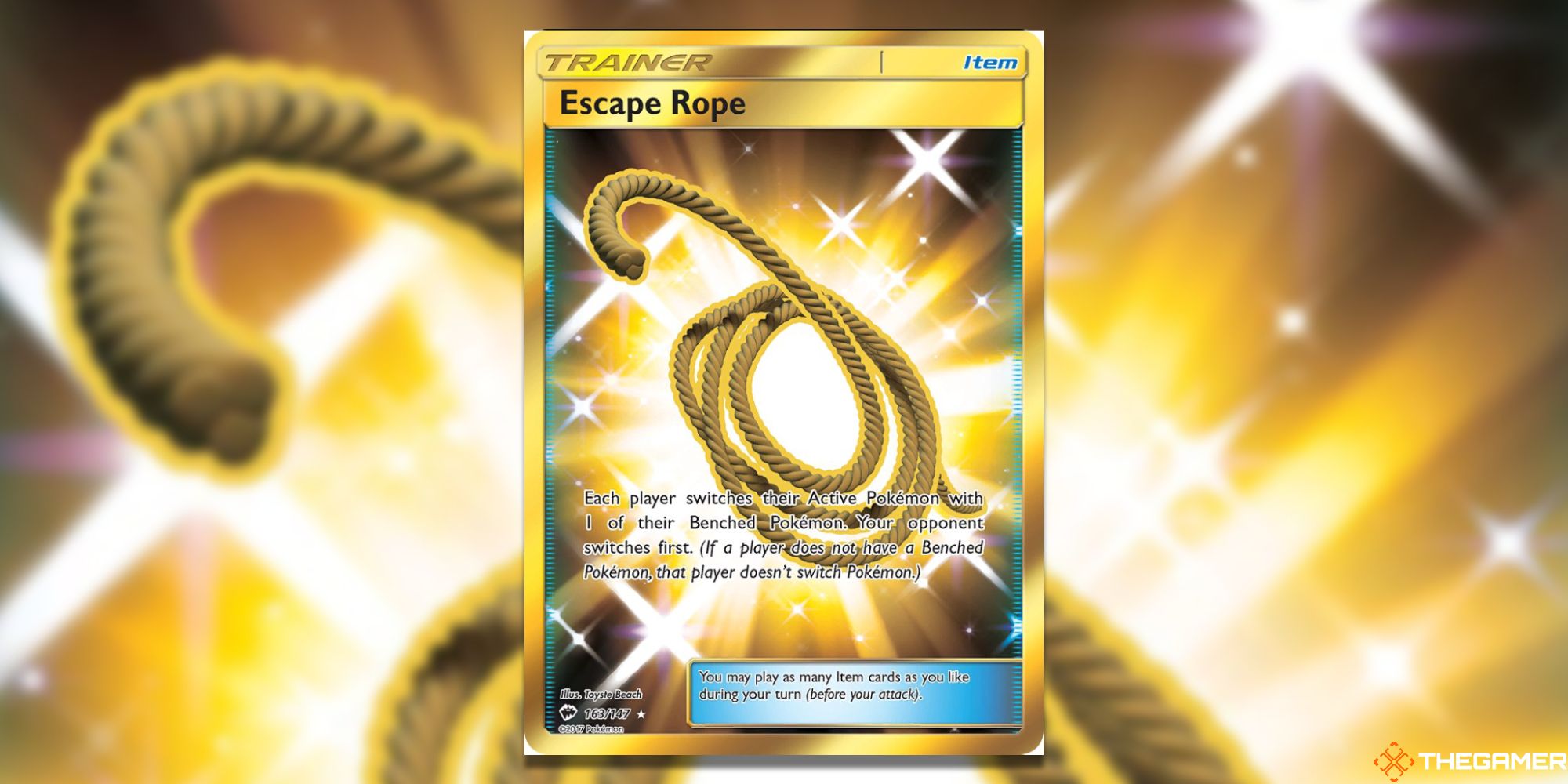 Pokemon TCG Escape Rope Card