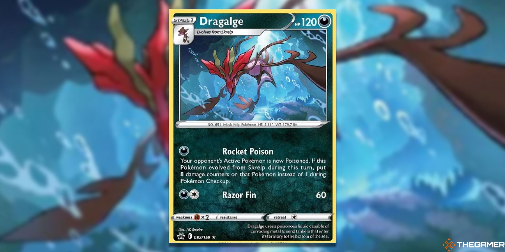 Pokemon TCG – Every Dark-Type Pokemon In Crown Zenith, Ranked Dragalge