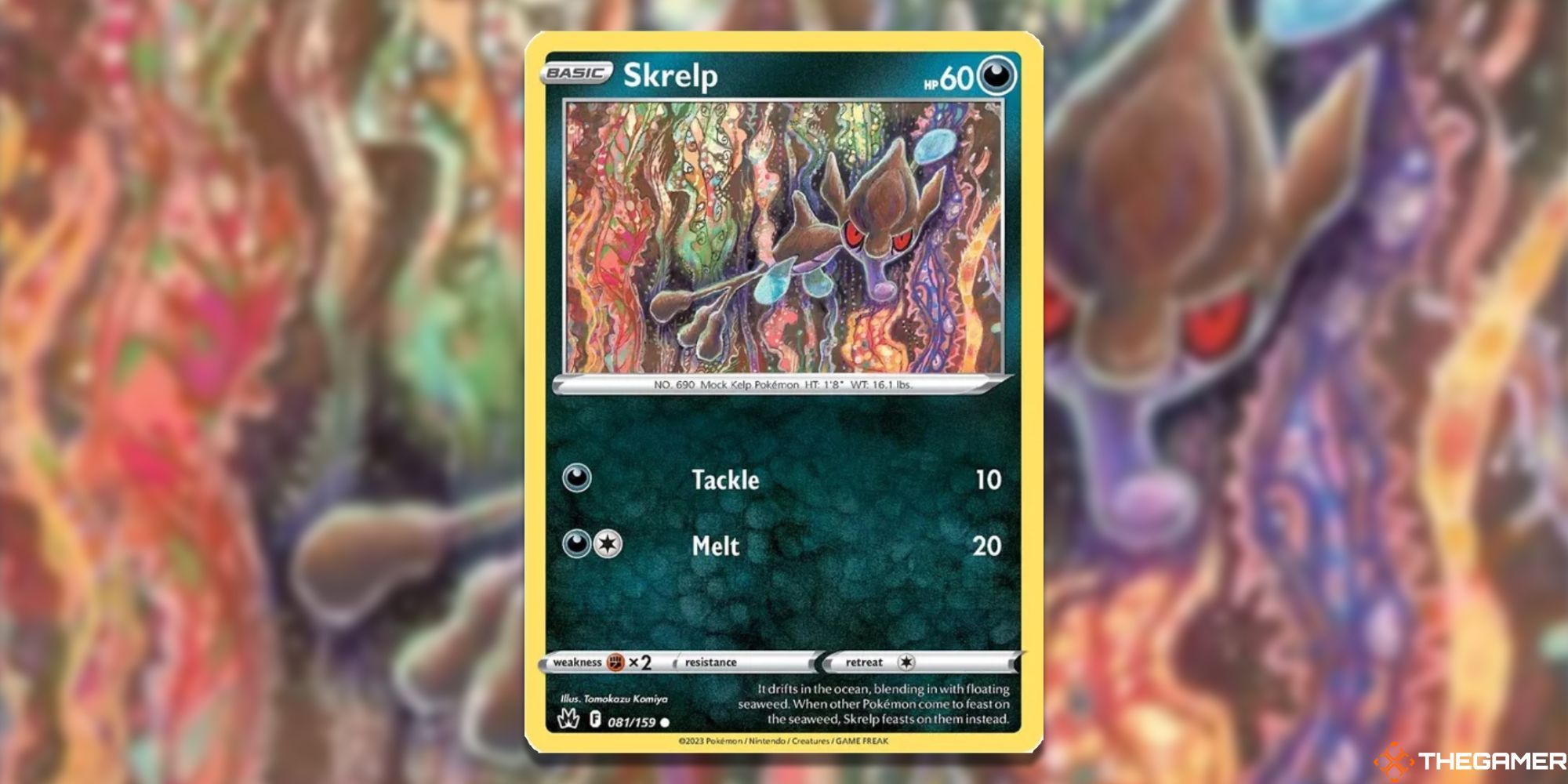 Pokemon TCG – Every Dark-Type Pokemon In Crown Zenith, Ranked Skrelp