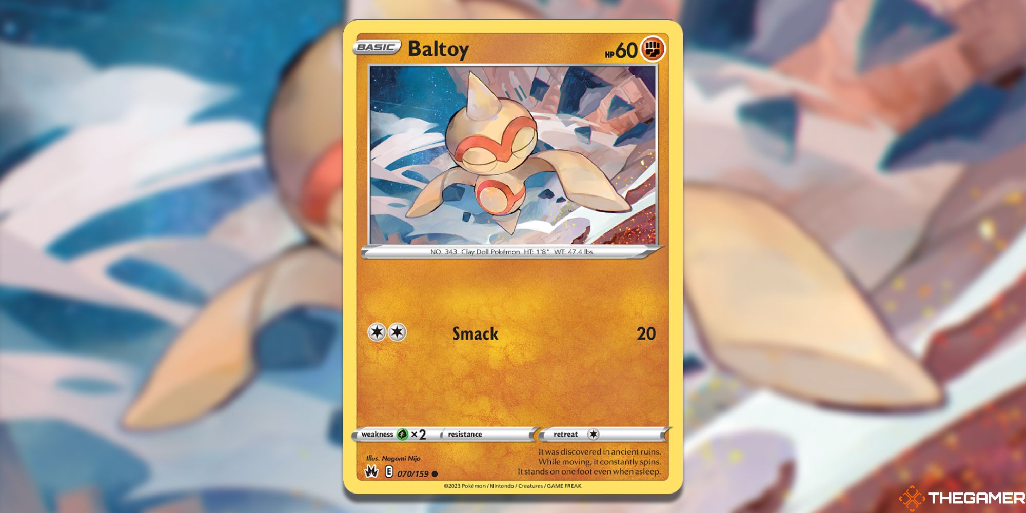 Pokemon TCG –  Every Fighting-Type Pokemon In Crown Zenith, Ranked Baltoy