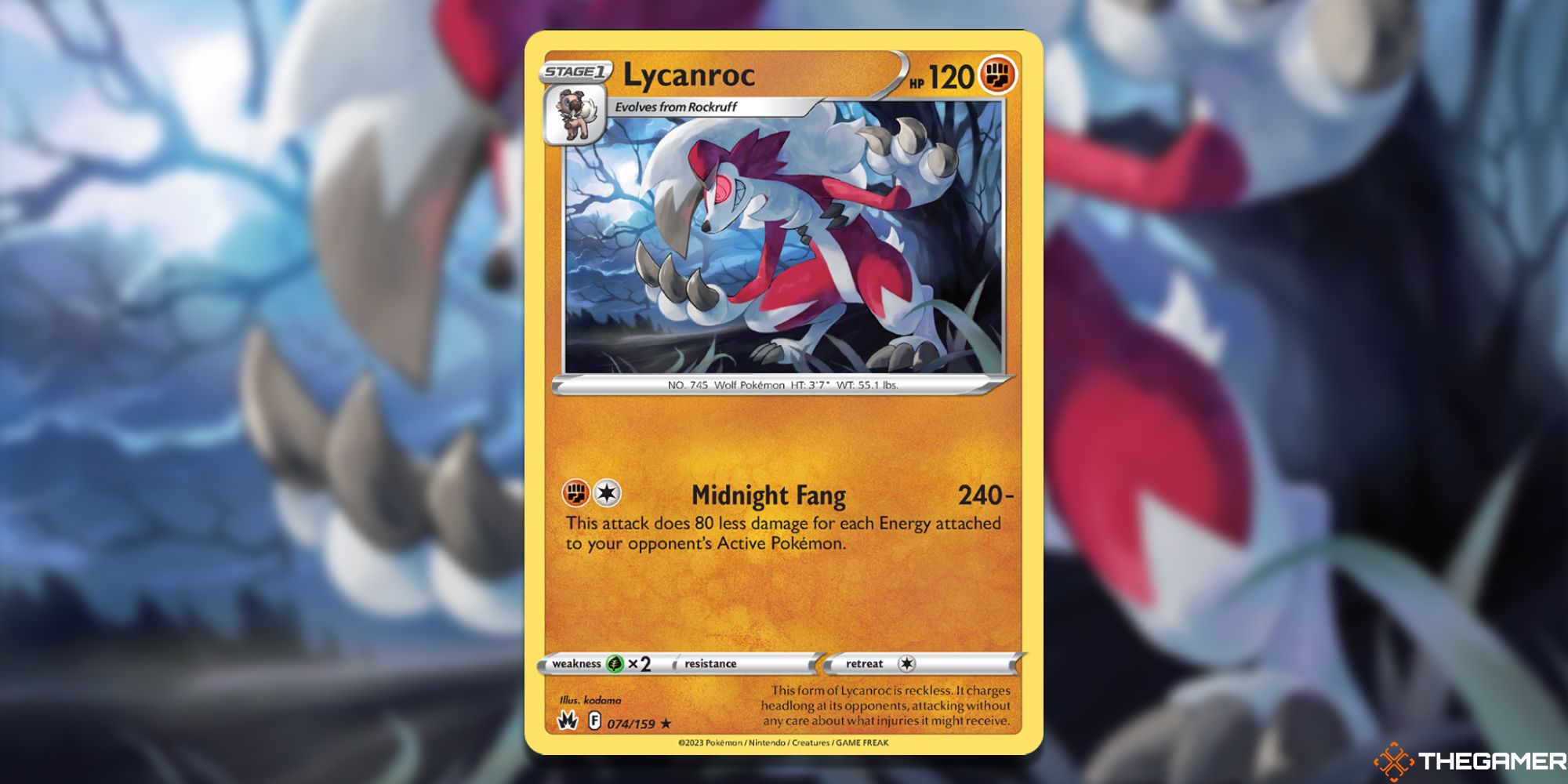 Pokemon TCG –  Every Fighting-Type Pokemon In Crown Zenith, Ranked Lycanrock