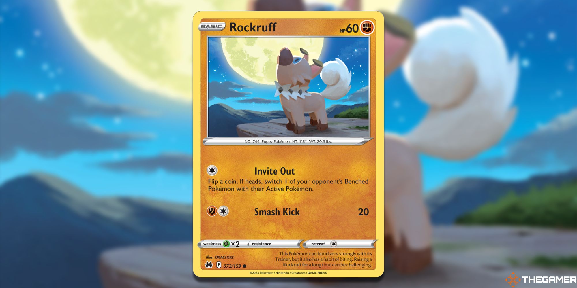 Pokemon TCG –  Every Fighting-Type Pokemon In Crown Zenith, Ranked Rockruff