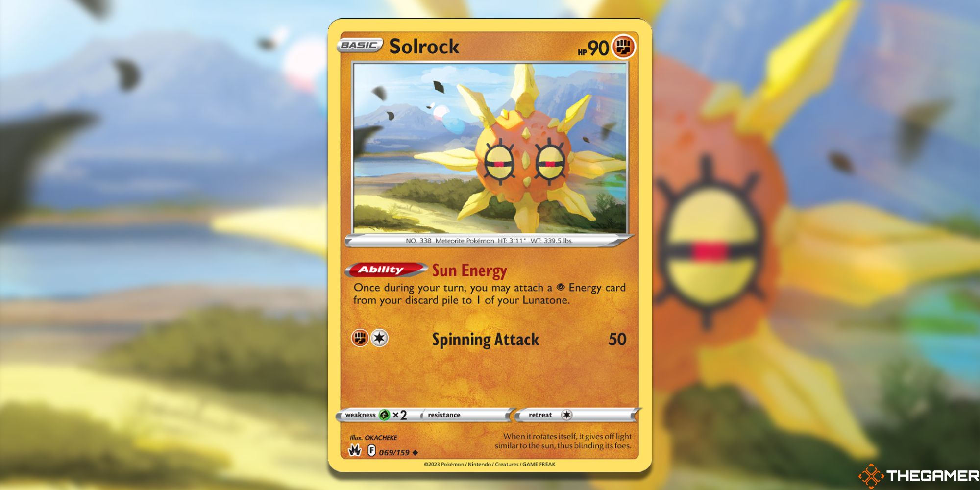 Pokemon TCG –  Every Fighting-Type Pokemon In Crown Zenith, Ranked Solrock