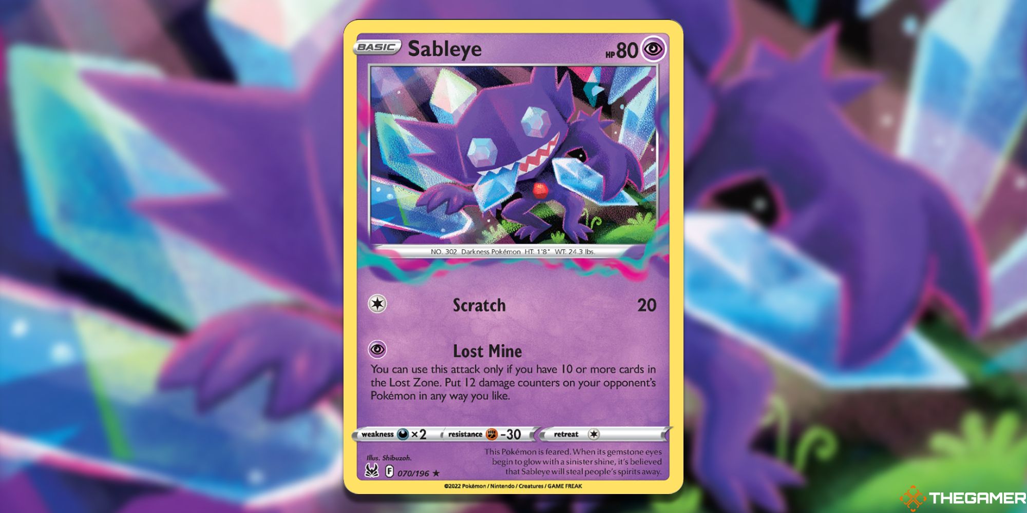 Pokemon TCG Sableye Card