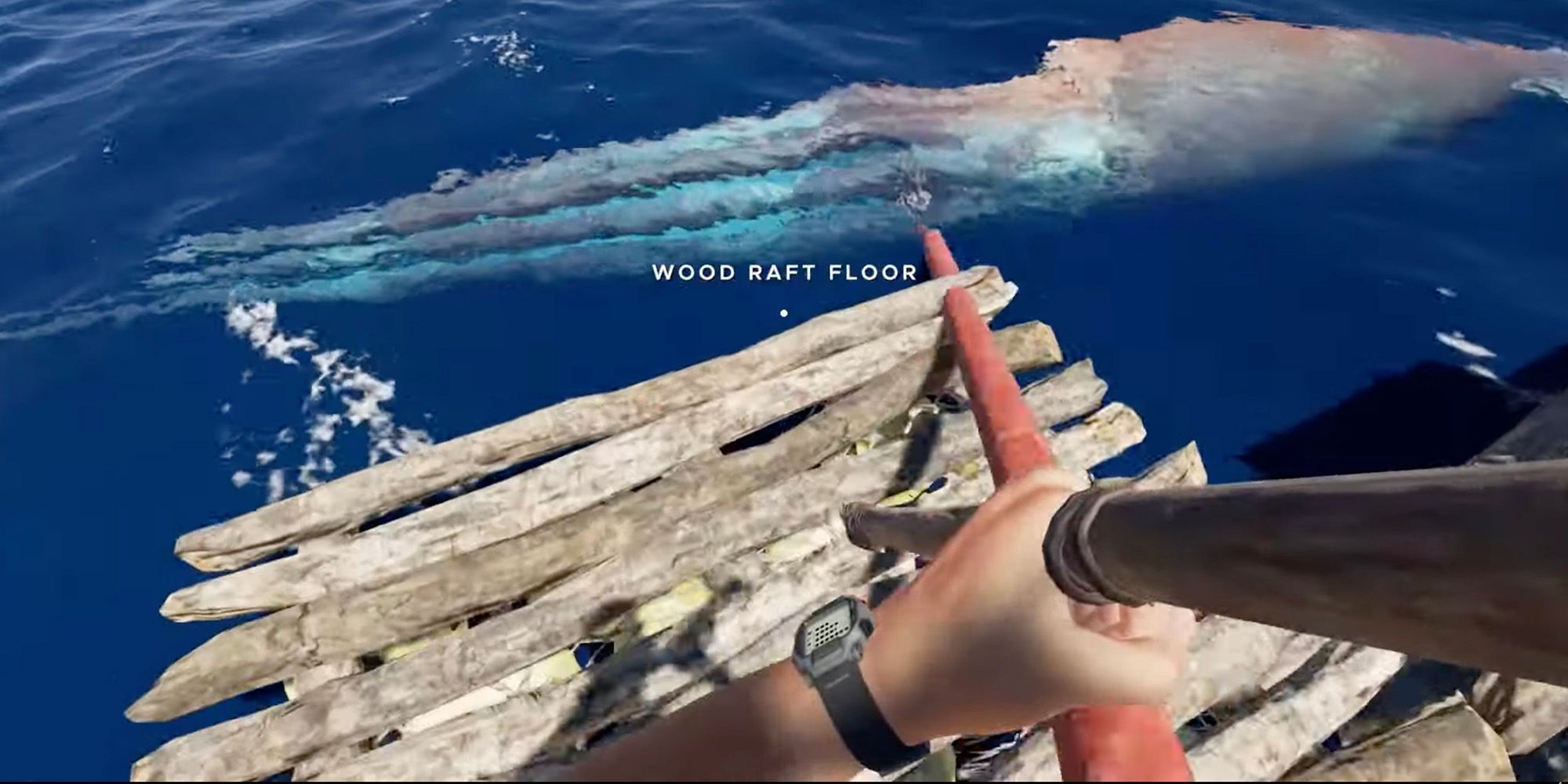refined spear used to fight boss in stranded deep
