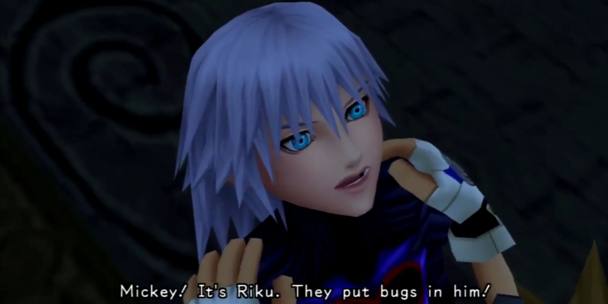 Riku with bugs in him from Kingdom Hearts Re:Coded