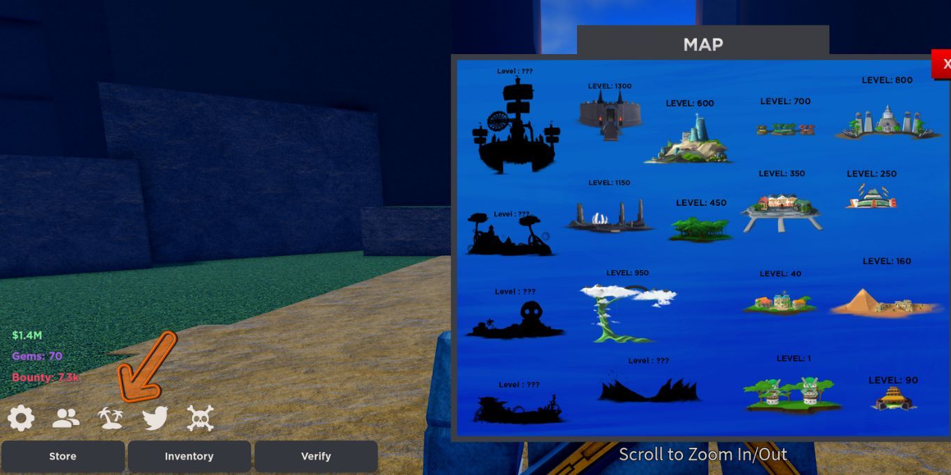 Roblox Project New World Map