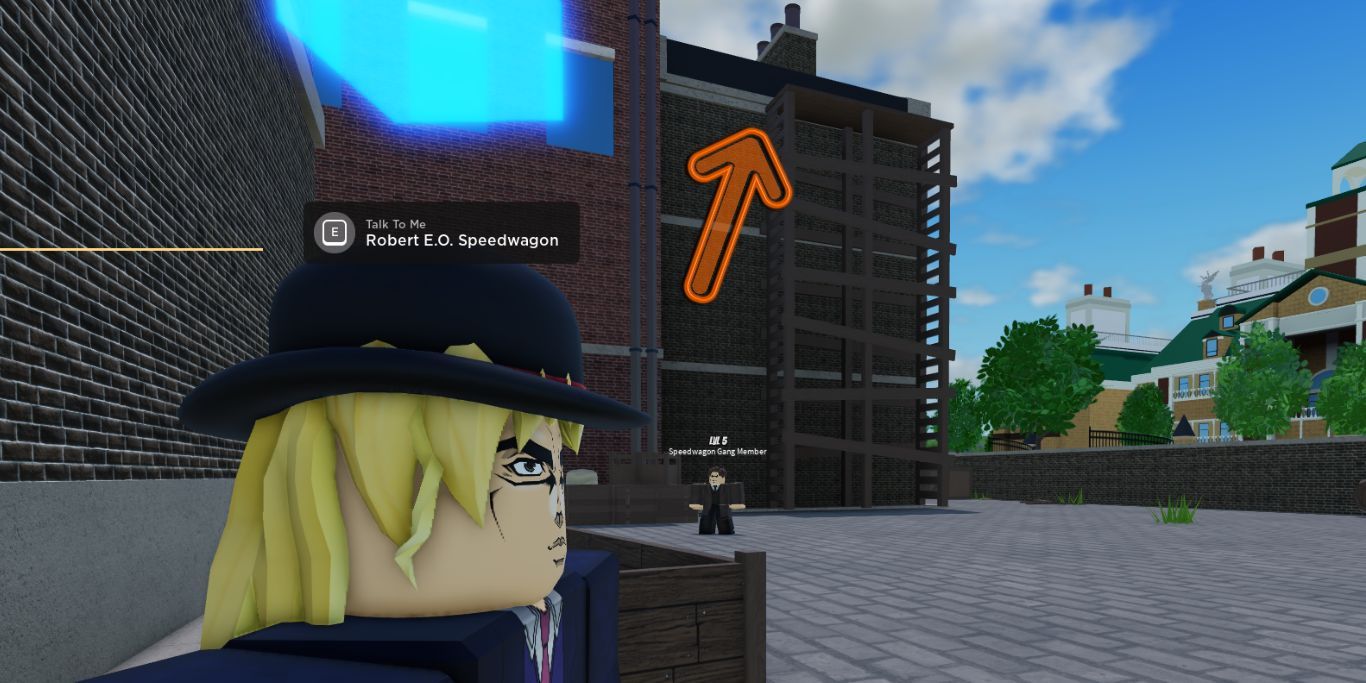 Roblox World Of Stands Staircase Near Robert