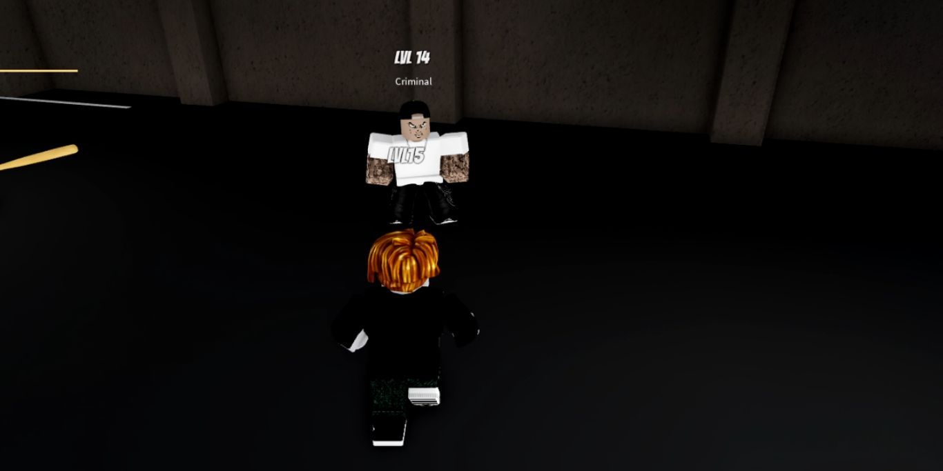 Roblox World Of Stands Standing In Front Of Criminal