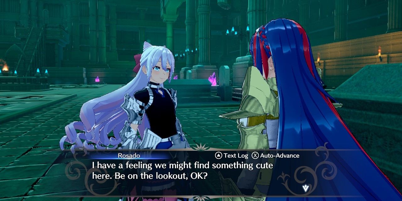 Rosado talking to Alear in Fire Emblem Engage