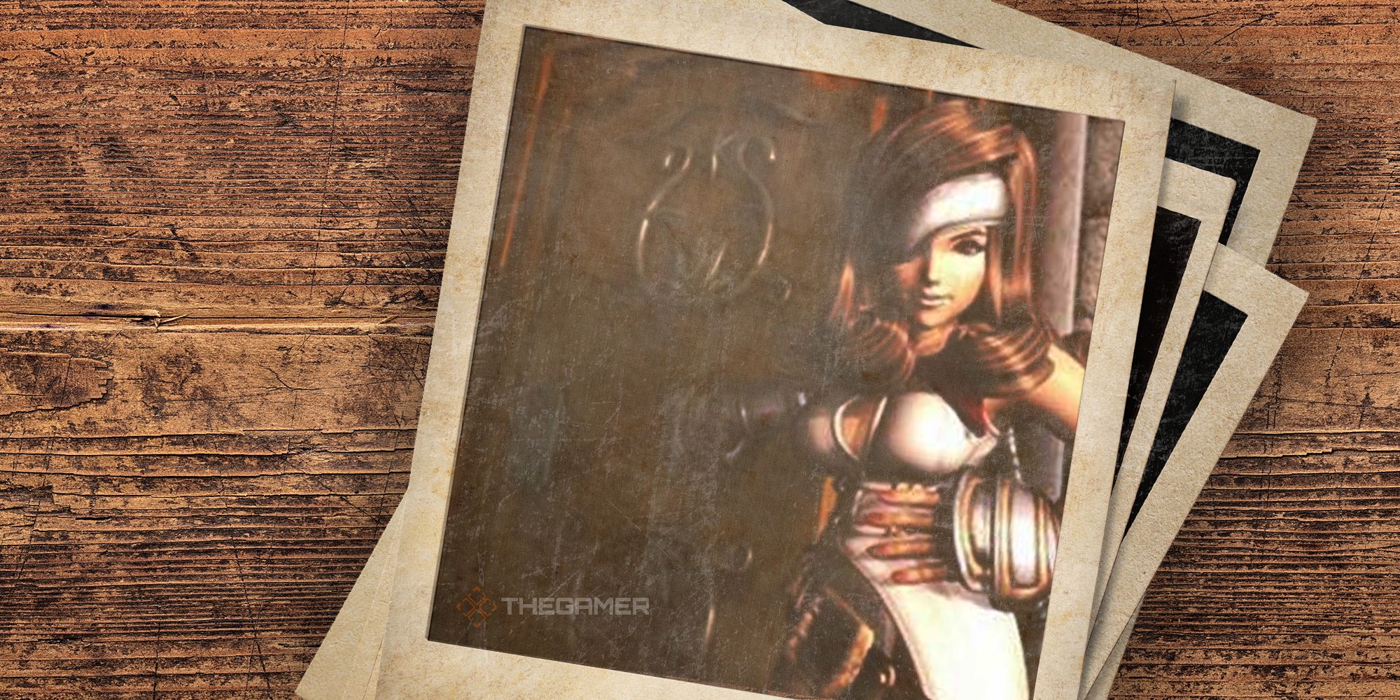 A polaroid of Beatrix from Final Fantasy 9