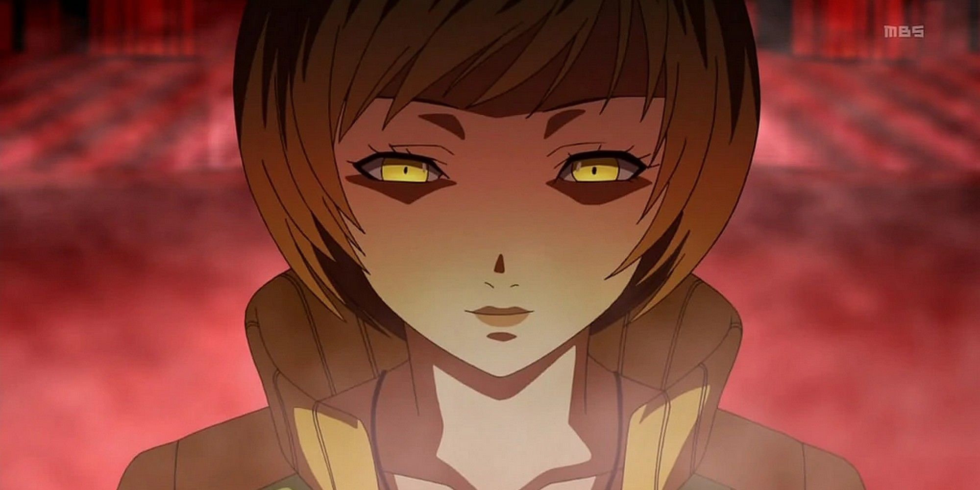 shadow chie still from the persona 4 golden anime