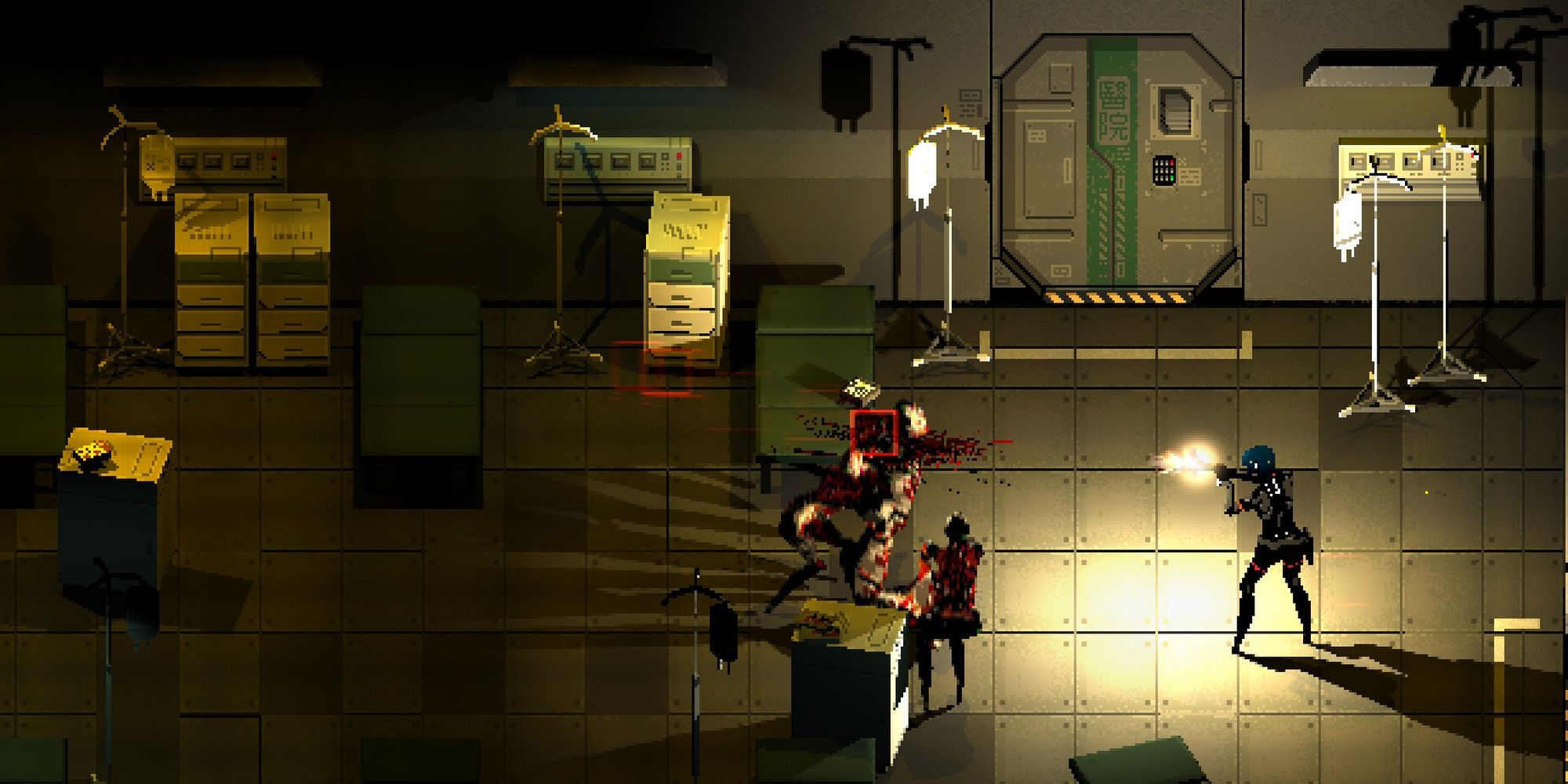 Signalis: The Protagonist Defending Against Zombies With A Gun
