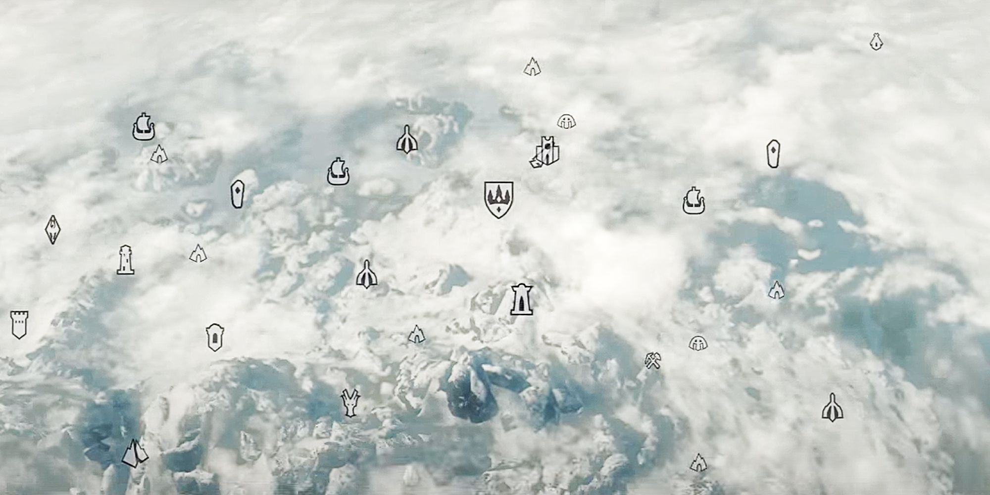 Skyrim Overworld Map With Icons