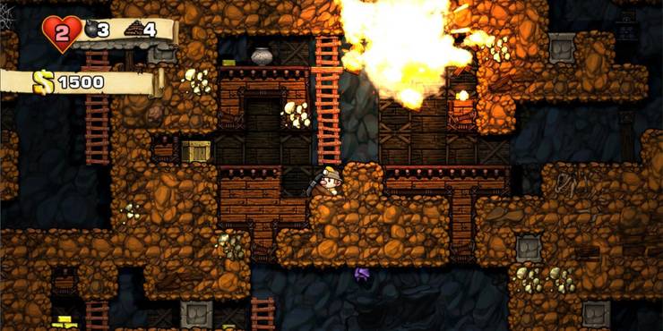 spelunky mission digging