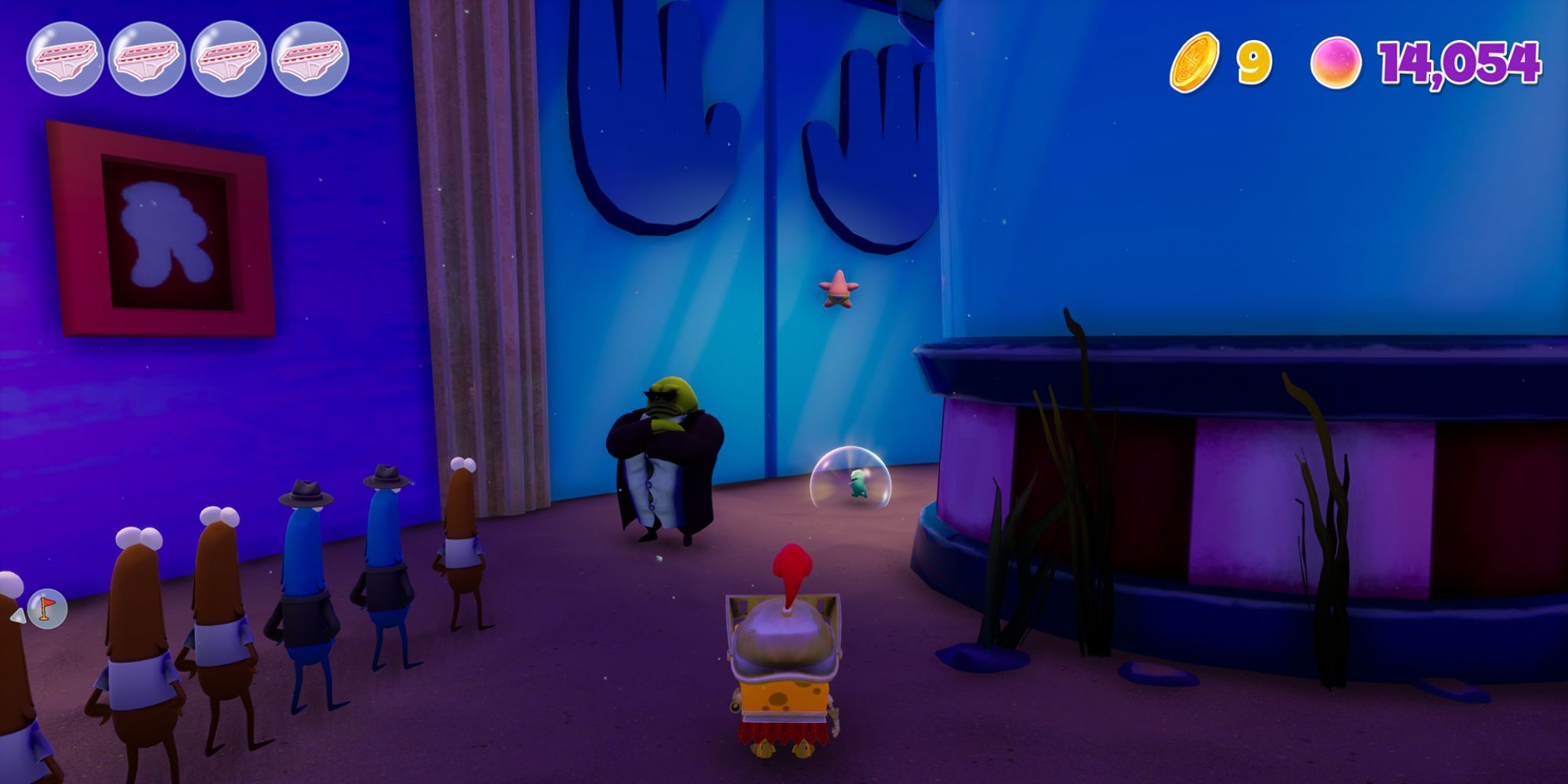 SpongeBob Cosmic Shake Screenshot Of Spot Next To Theater Door
