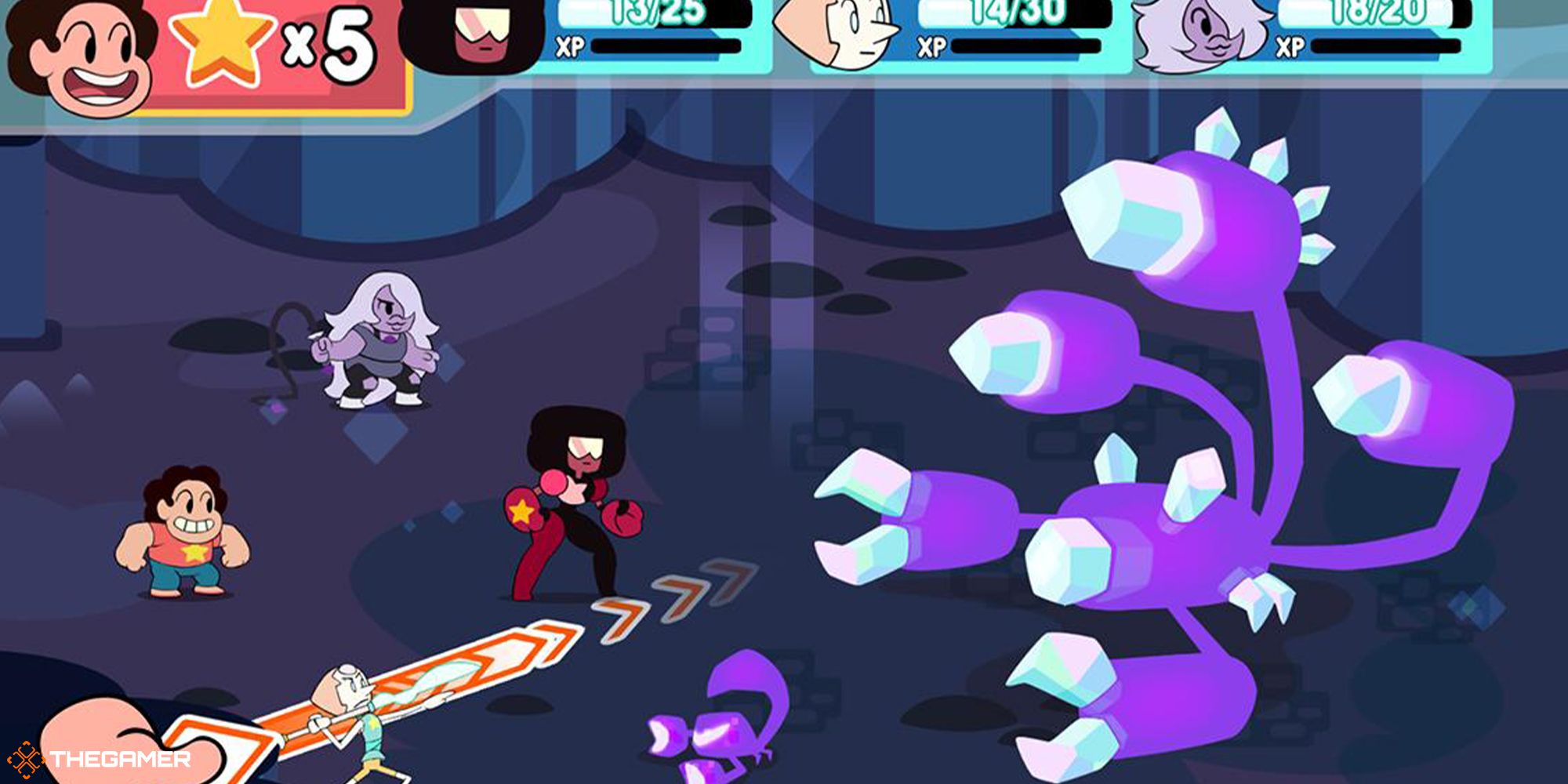 Steven Universe Attack The Light - gameplay screenshot