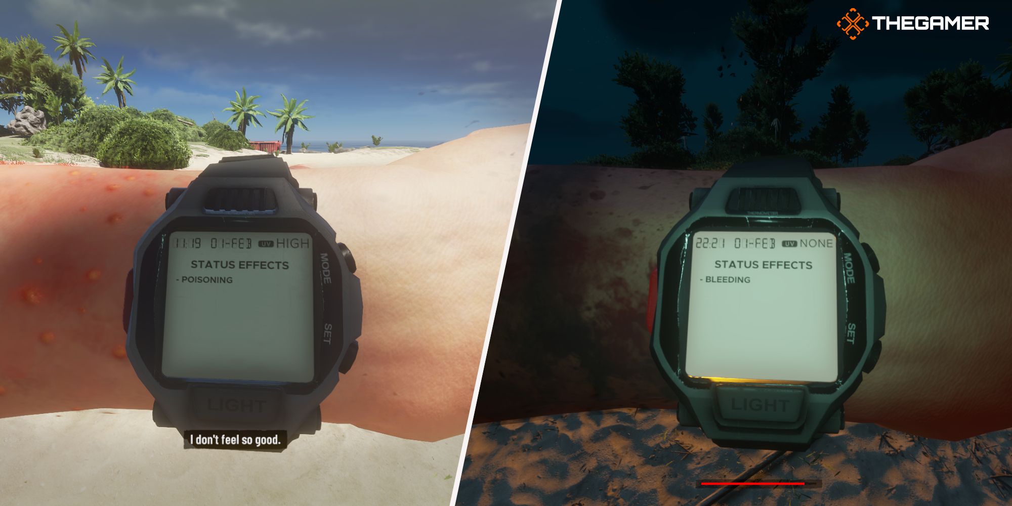 Stranded Deep Negative Status Guide Dual Feature Image