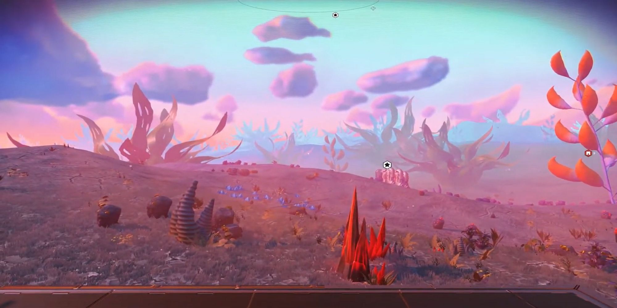 On a no man's sky planet in extreme survival mode