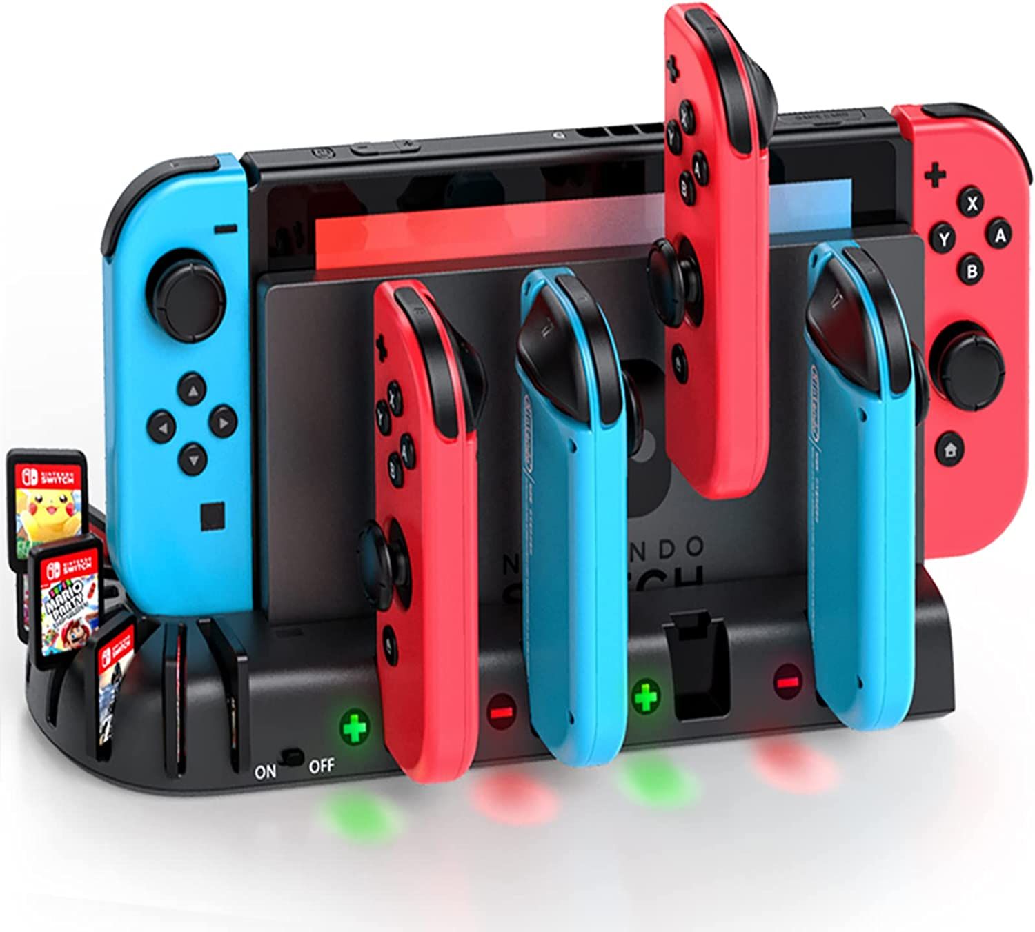 Switch Controller Charging Dock Station Compatible with Nintendo Switch & OLED Model