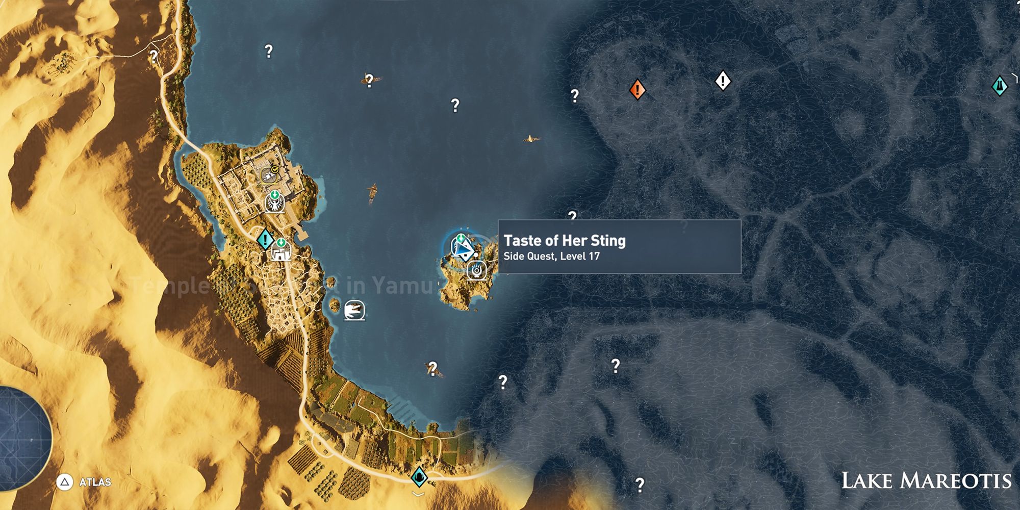 taste of her sting start location map