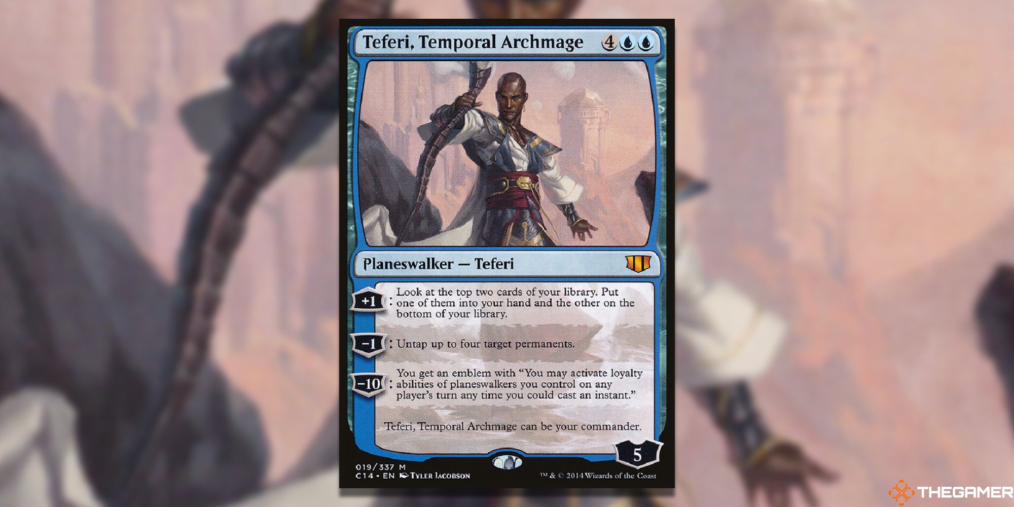 Teferi, Temporal Archmage card from Commander 2014