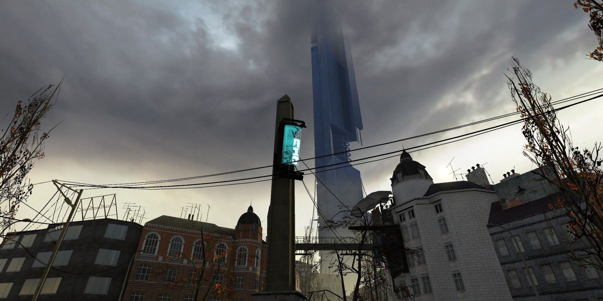 The massive Citadel from Half-Life 2