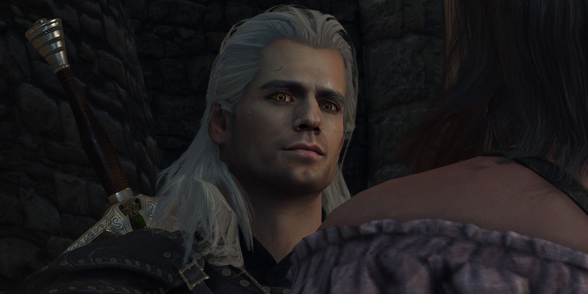 The Witcher 3 Netflix Henry Cavill as Geralt Taking Quest